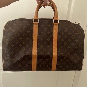 Authentic Louis Vuitton Monogram Keepall 45cm